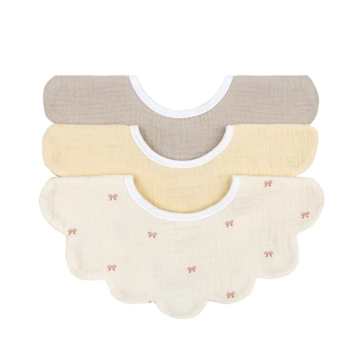 Soft Spot Petal Bib, 3pk (7 Designs)