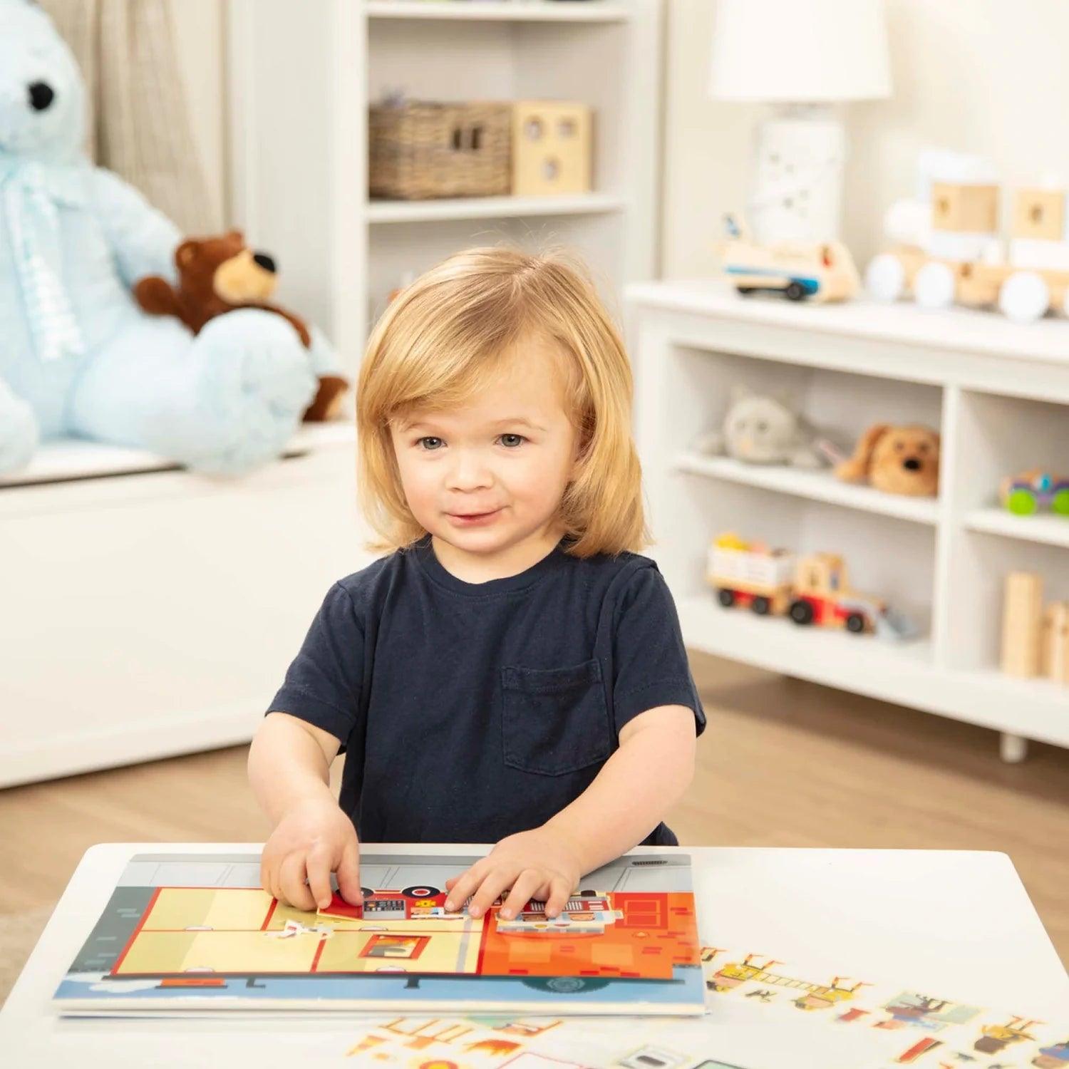 Melissa & Doug Reusable Sticker Pad - My Town - Pupsik Singapore
