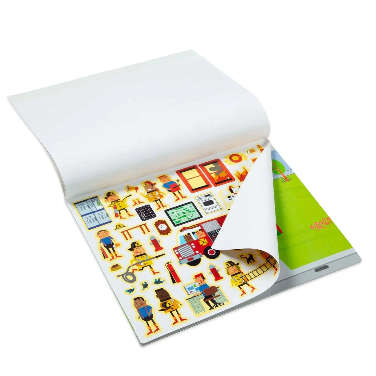 Melissa & Doug Reusable Sticker Pad - My Town - Pupsik Singapore