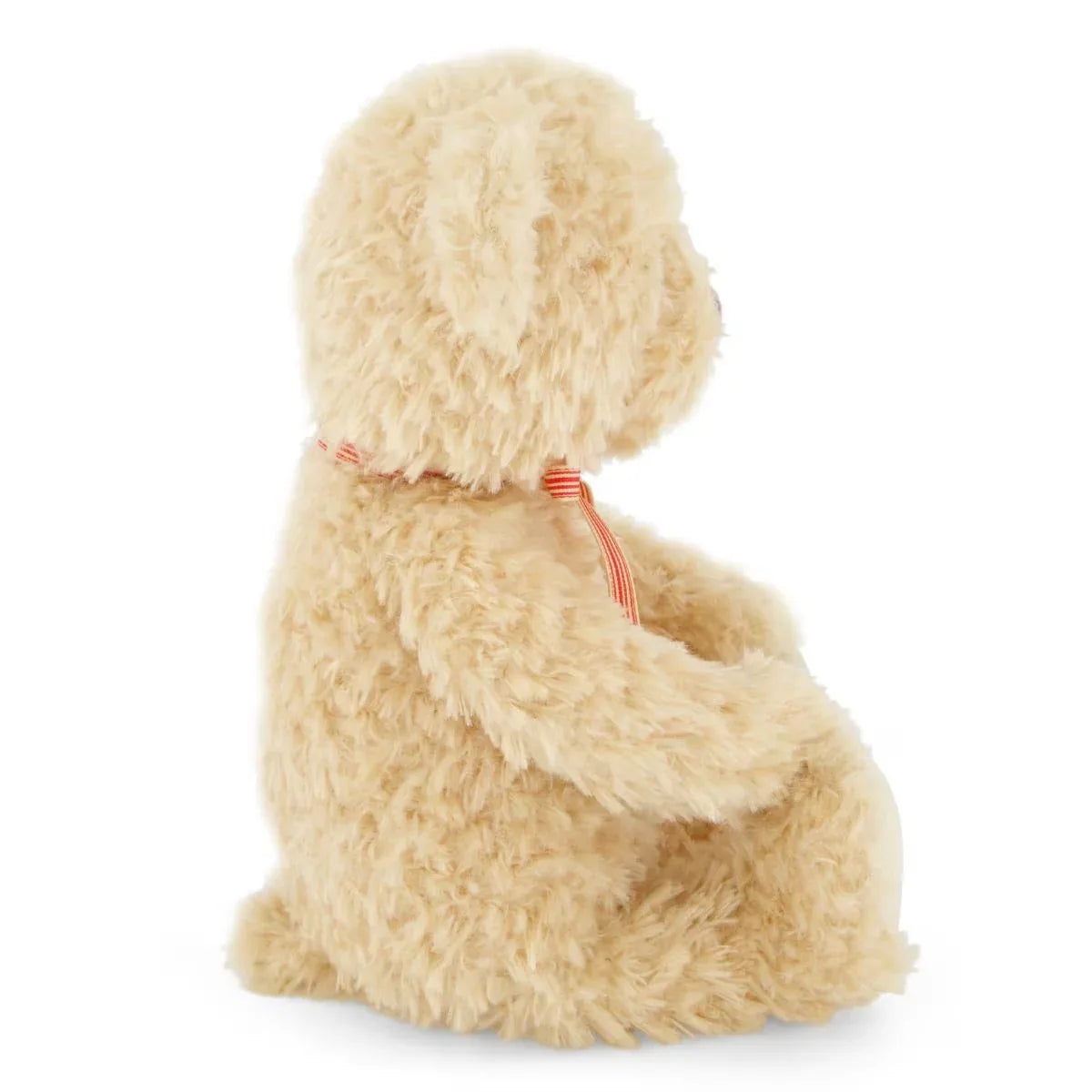 Snuggle Bunnies Arthur The Bear with Red Stripe Bow Soft Toy