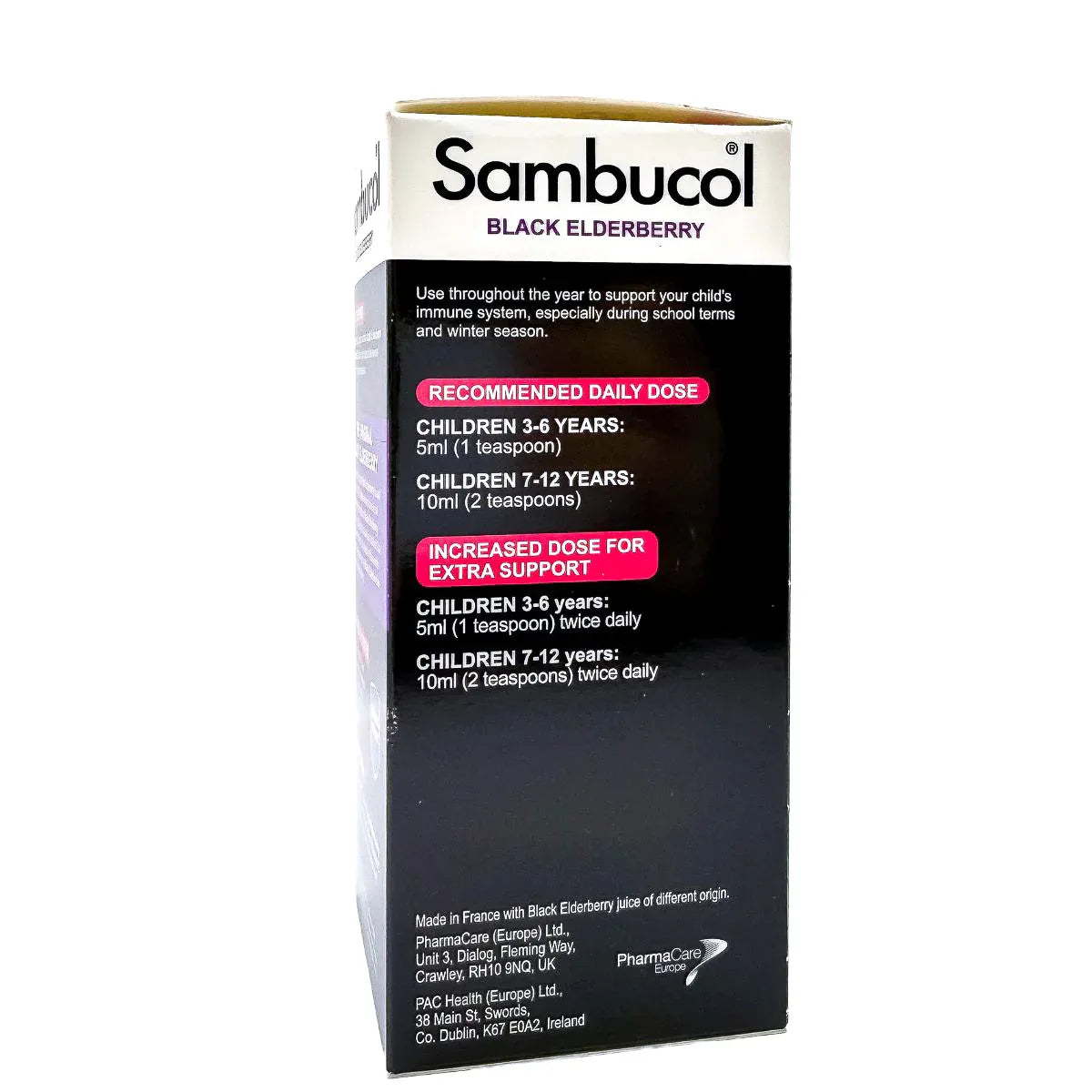 Sambucol Kids Formula Vitamin C for 3-12Y, 230ml (Exp 11/27) - Pupsik Singapore