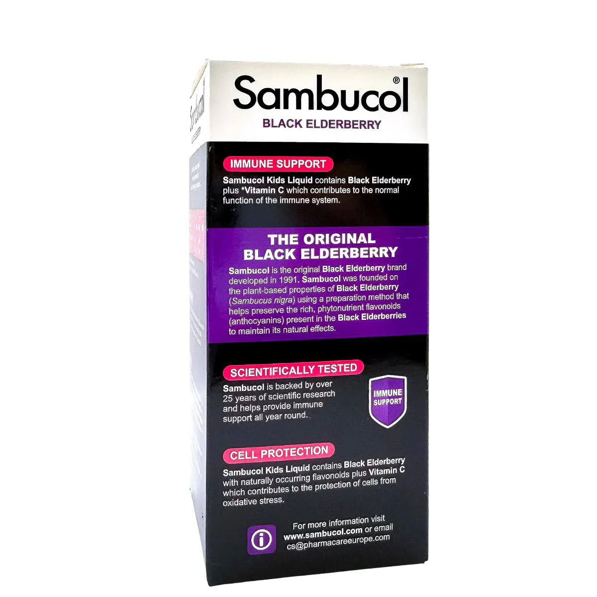 Sambucol Kids Formula Vitamin C for 3-12Y, 230ml (Exp 11/27) - Pupsik Singapore