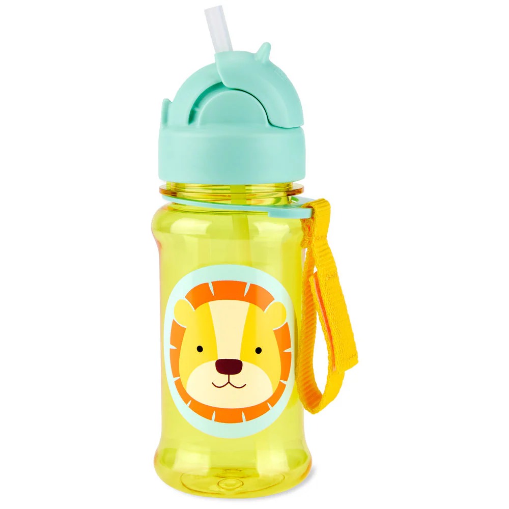 Skip Hop Zoo Tritan Straw Water Bottle, 355ml (13 Designs)