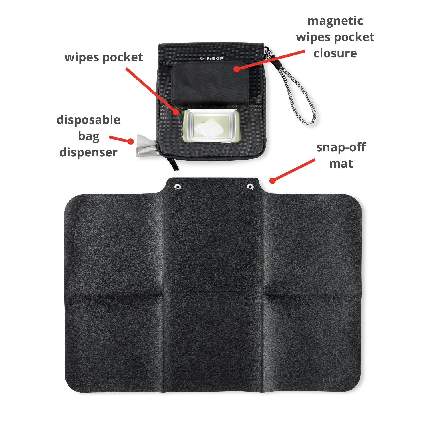 Skip Hop Clean Slate Changing Station (2 Colors) | Portable Changing Mat