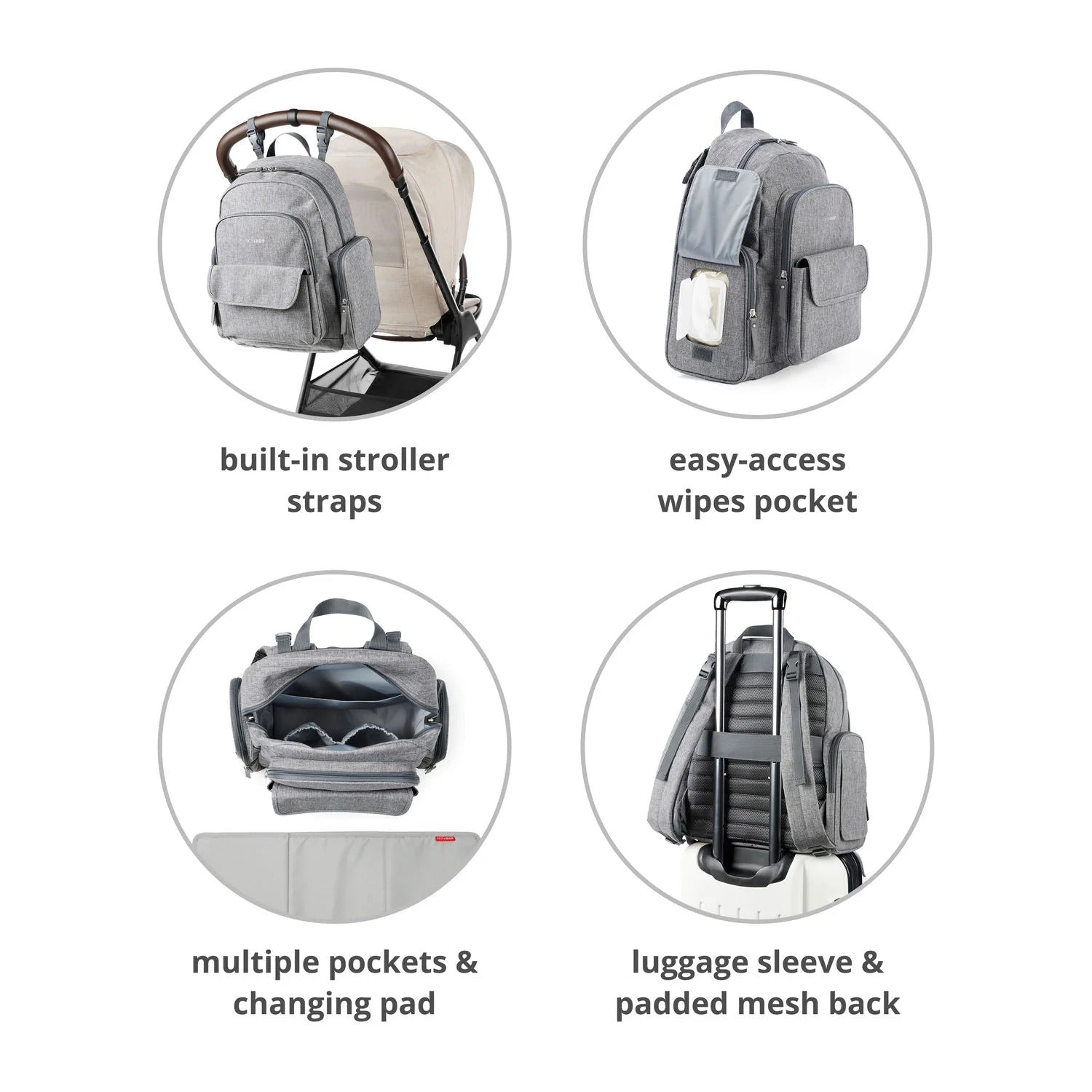 Skip Hop Luna Nappy Backpack (2 Colours)
