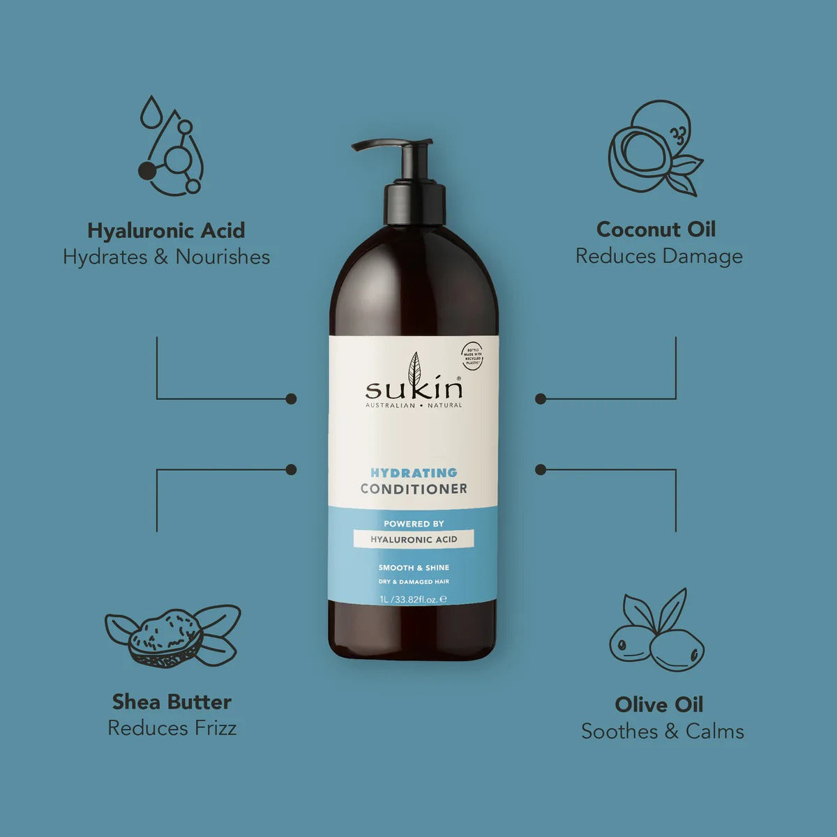 Sukin Natural Hydrating Conditioner (2 Sizes)