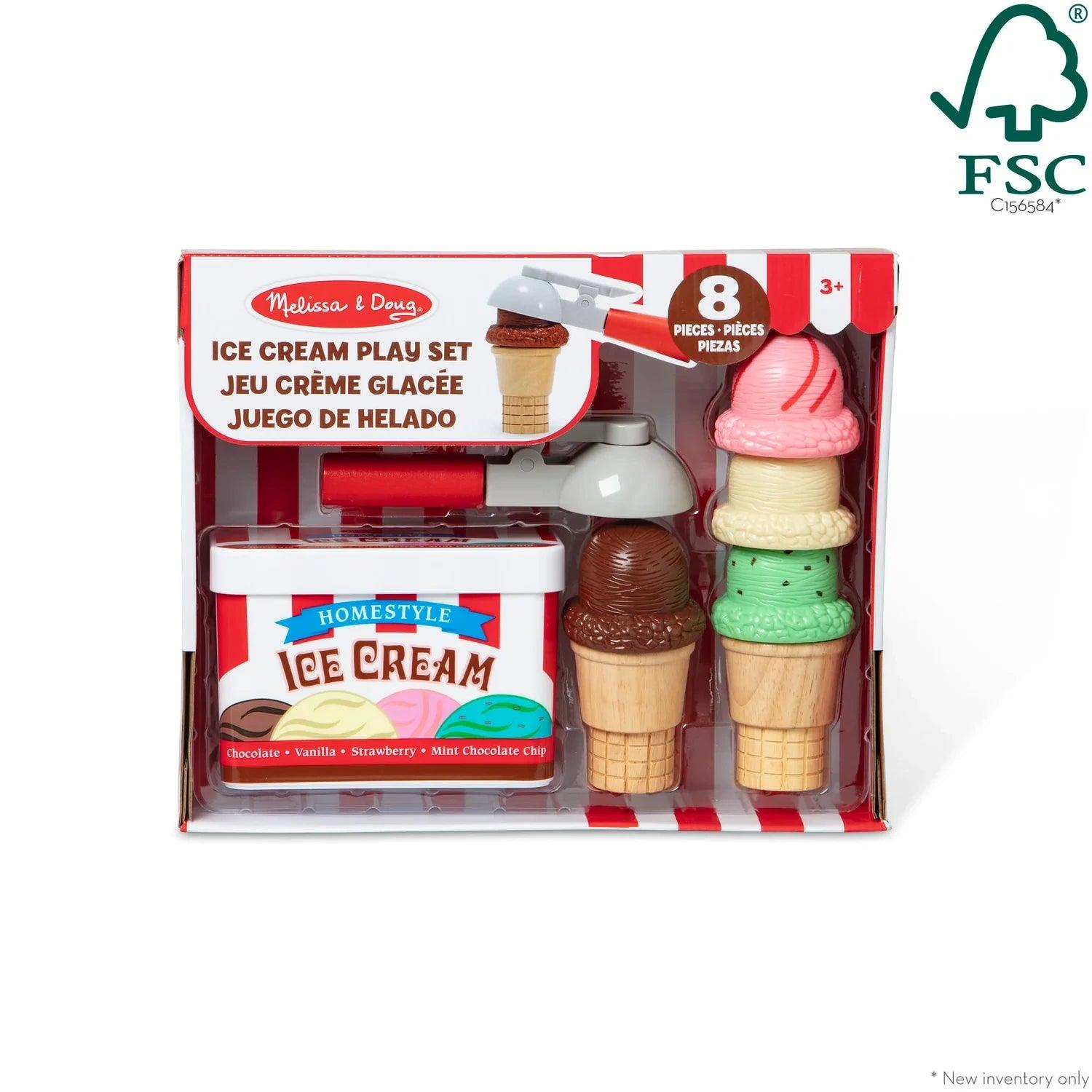 Melissa & Doug Scoop & Stack Ice Cream Cone Magnetic Play Set - Pupsik Singapore