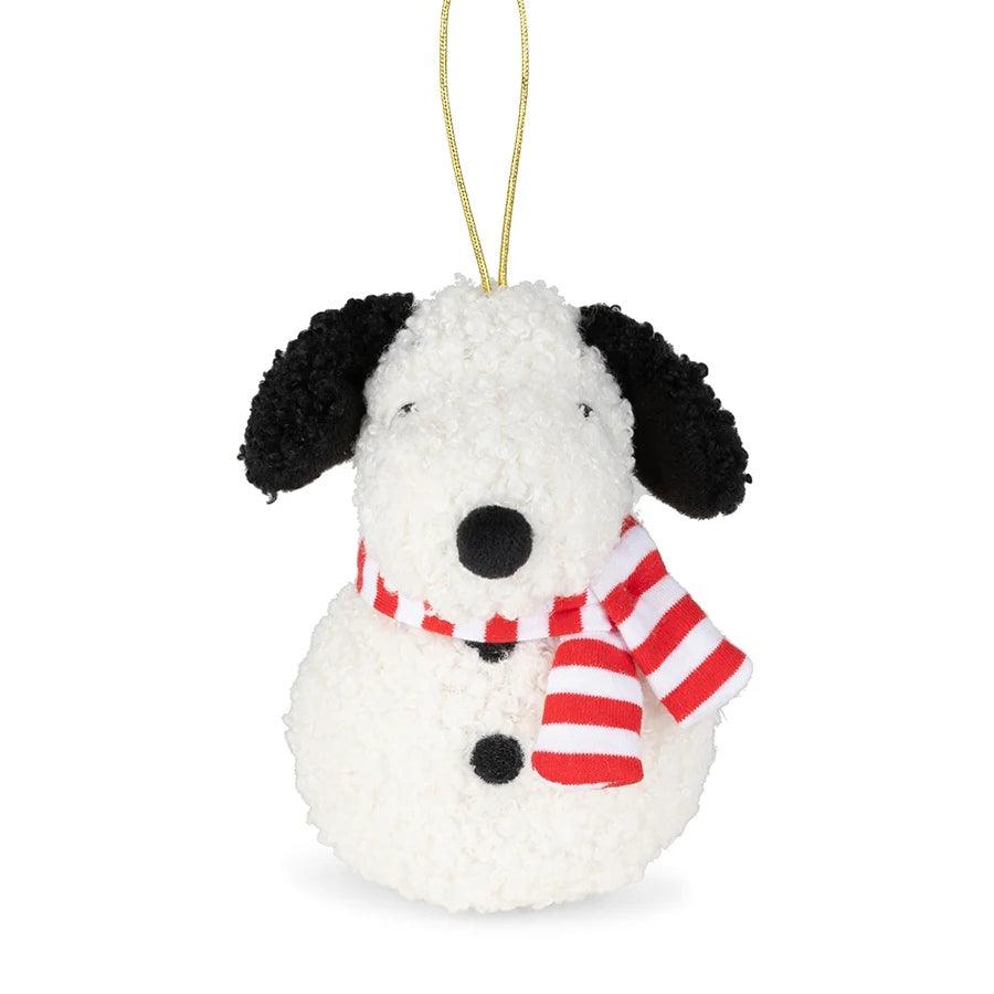 Peanuts Snoopy ECO Tiny Teddy Cream Snow Plush Keychain (10cm) - Pupsik Singapore