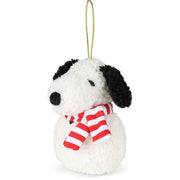 Peanuts Snoopy ECO Tiny Teddy Cream Snow Plush Keychain (10cm) - Pupsik Singapore