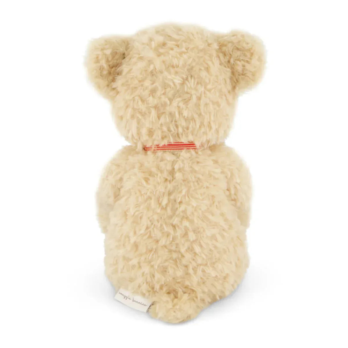 Snuggle Bunnies Arthur The Bear with Red Stripe Bow Soft Toy