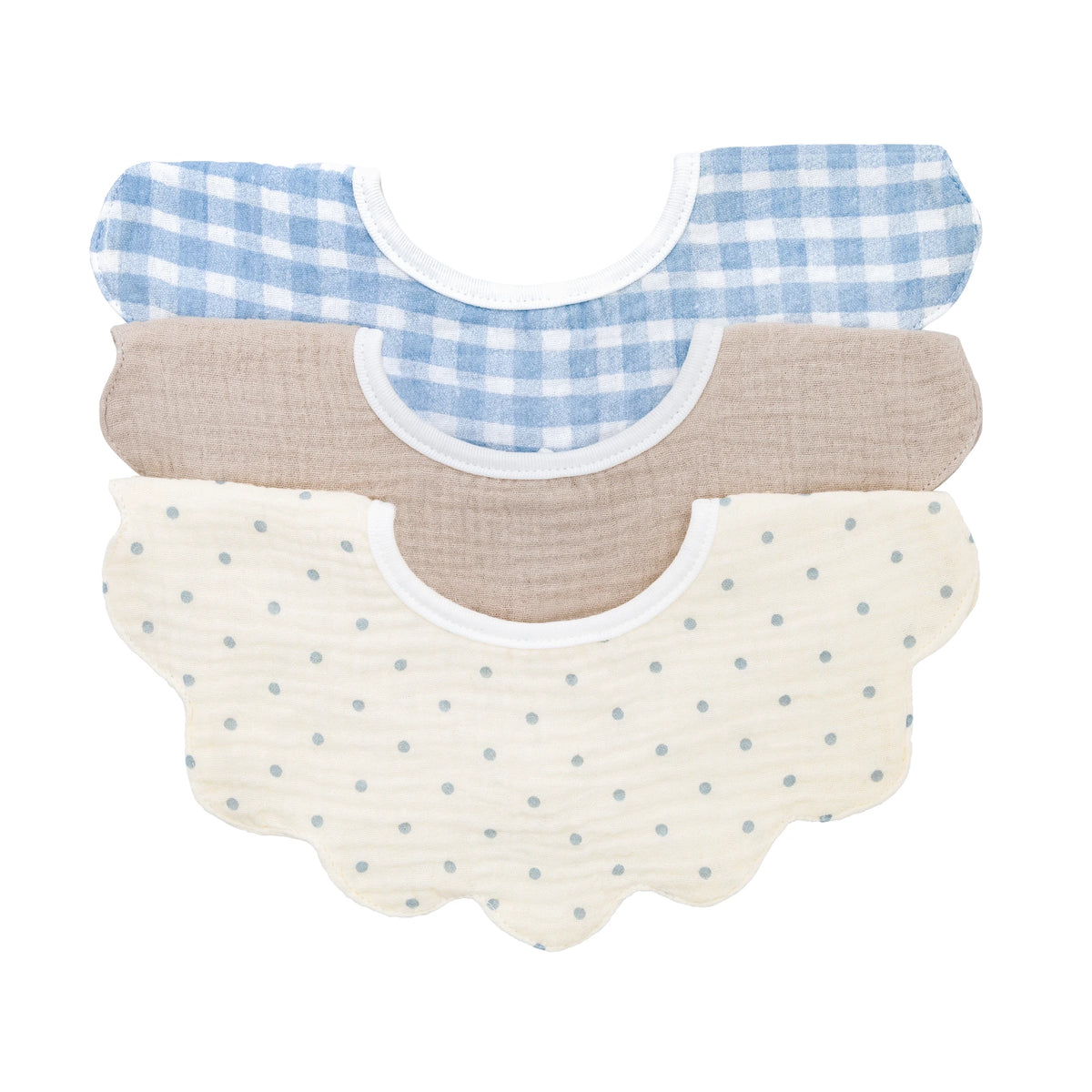 Soft Spot Petal Bib, 3pk (8 Designs) - Pupsik Singapore