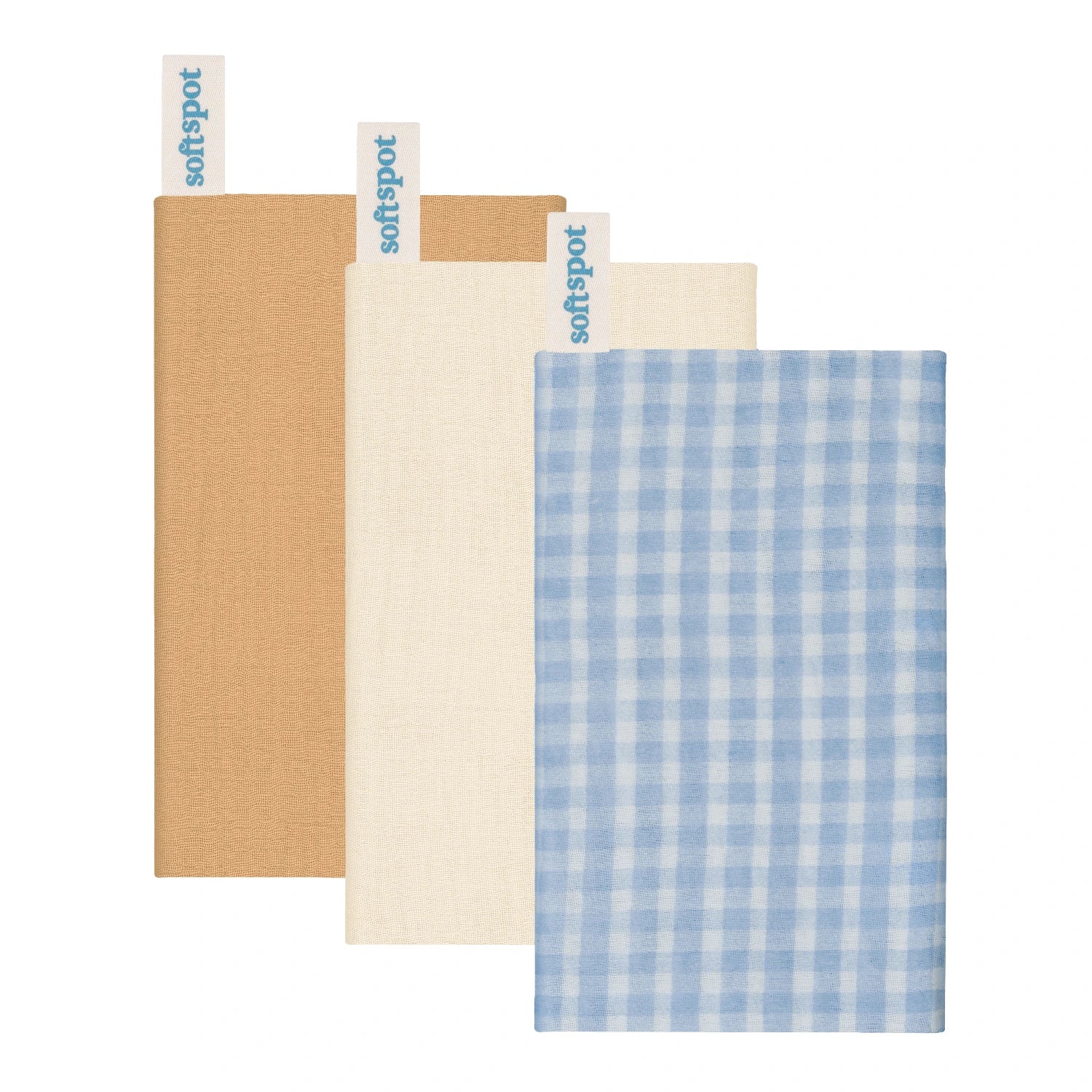 Soft Spot Soft Tea Towels, 3pk (7 Designs)