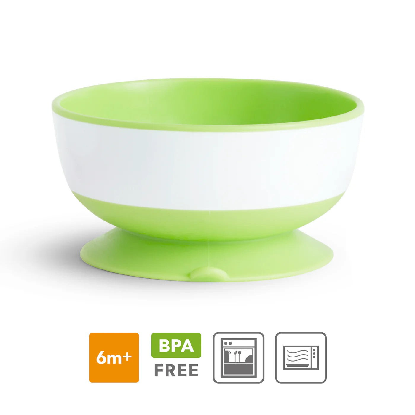 Munchkin Stay Put Suction Bowls, 3pk