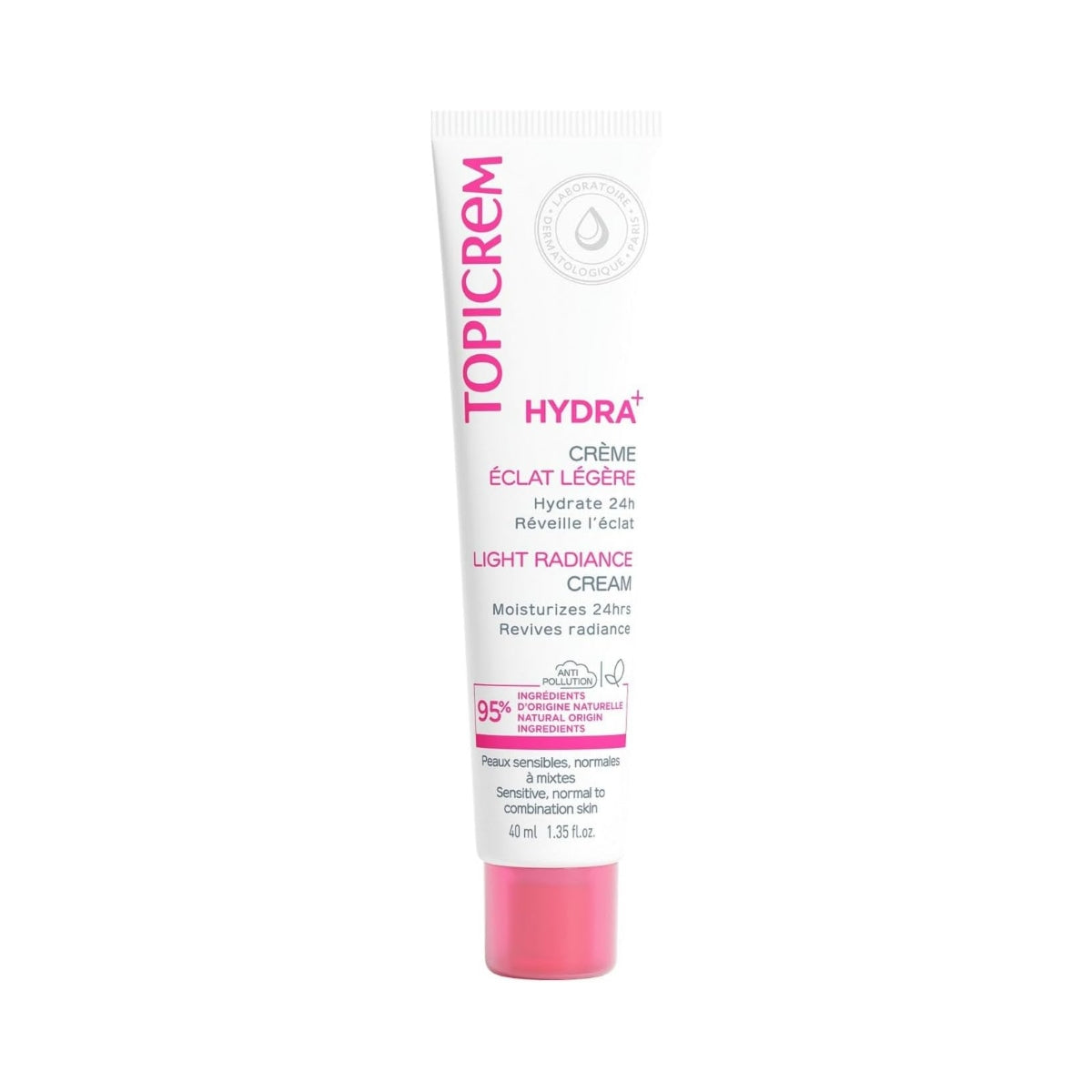 Topicrem Hydra+ Light Moisturizing Radiance Cream, 40ml (Exp 07/28) - Pupsik Singapore