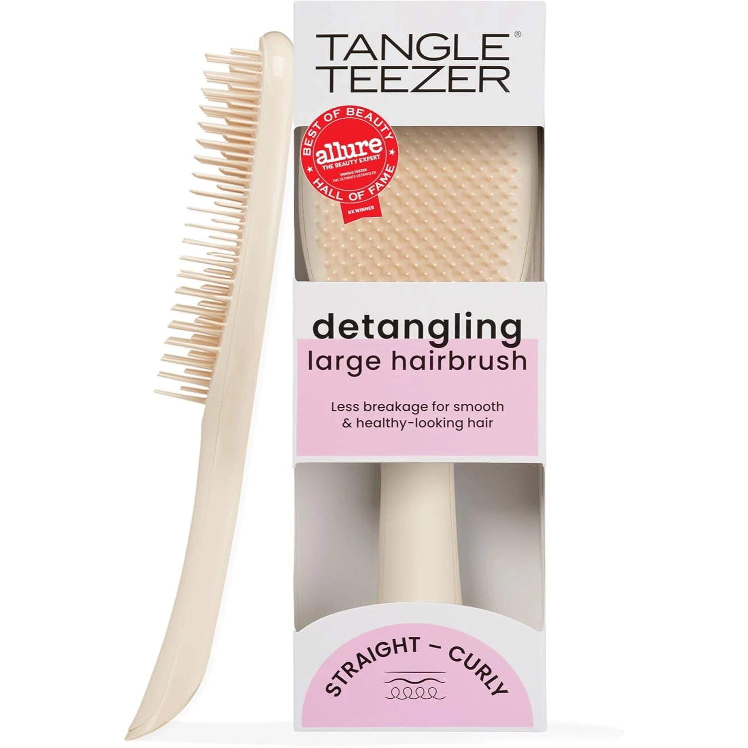 Tangle Teezer The Ultimate Detangler Large Hairbrush, Straight & Curly (4 Colors) - Pupsik Singapore
