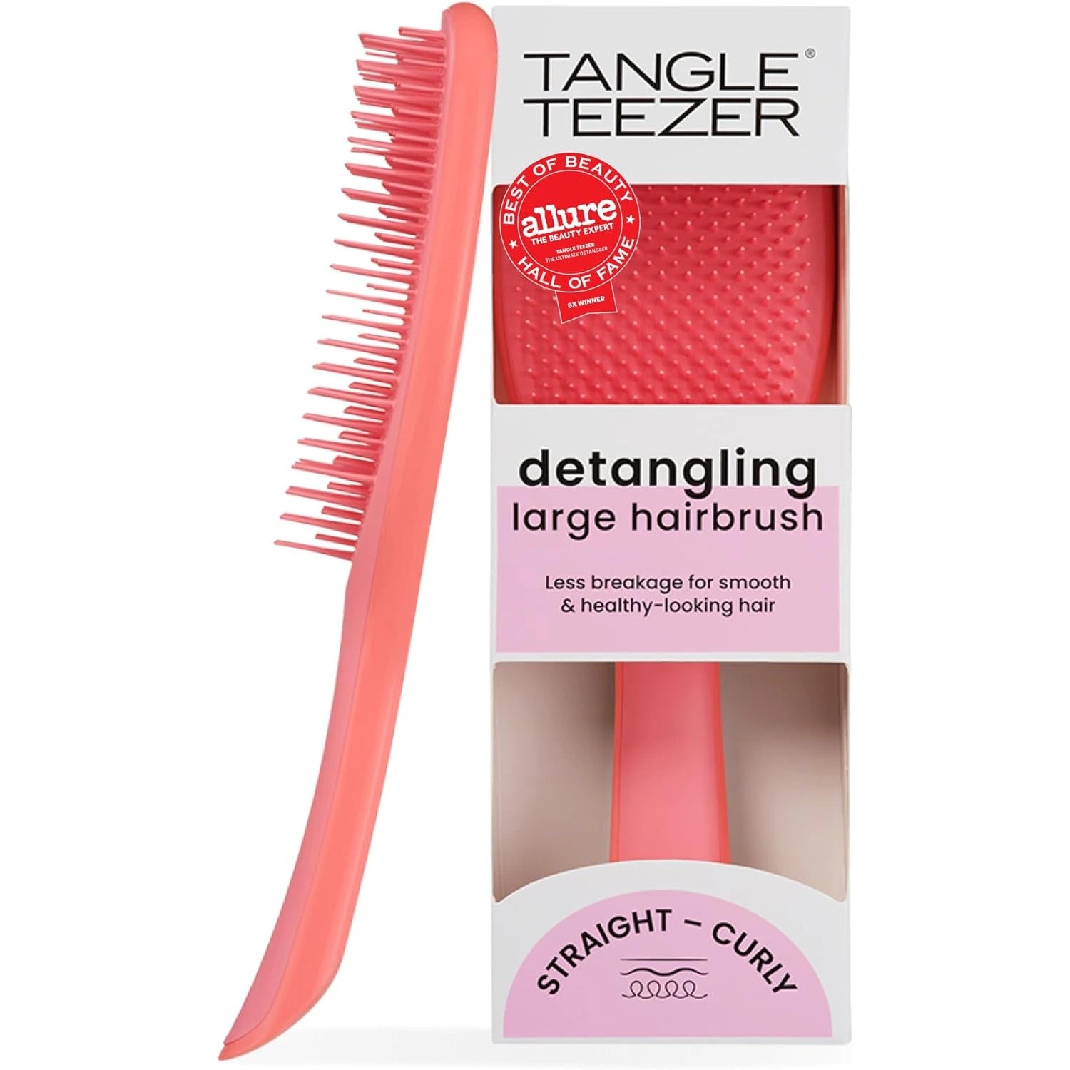 Tangle Teezer The Ultimate Detangler Large Hairbrush, Straight & Curly (4 Colors) - Pupsik Singapore