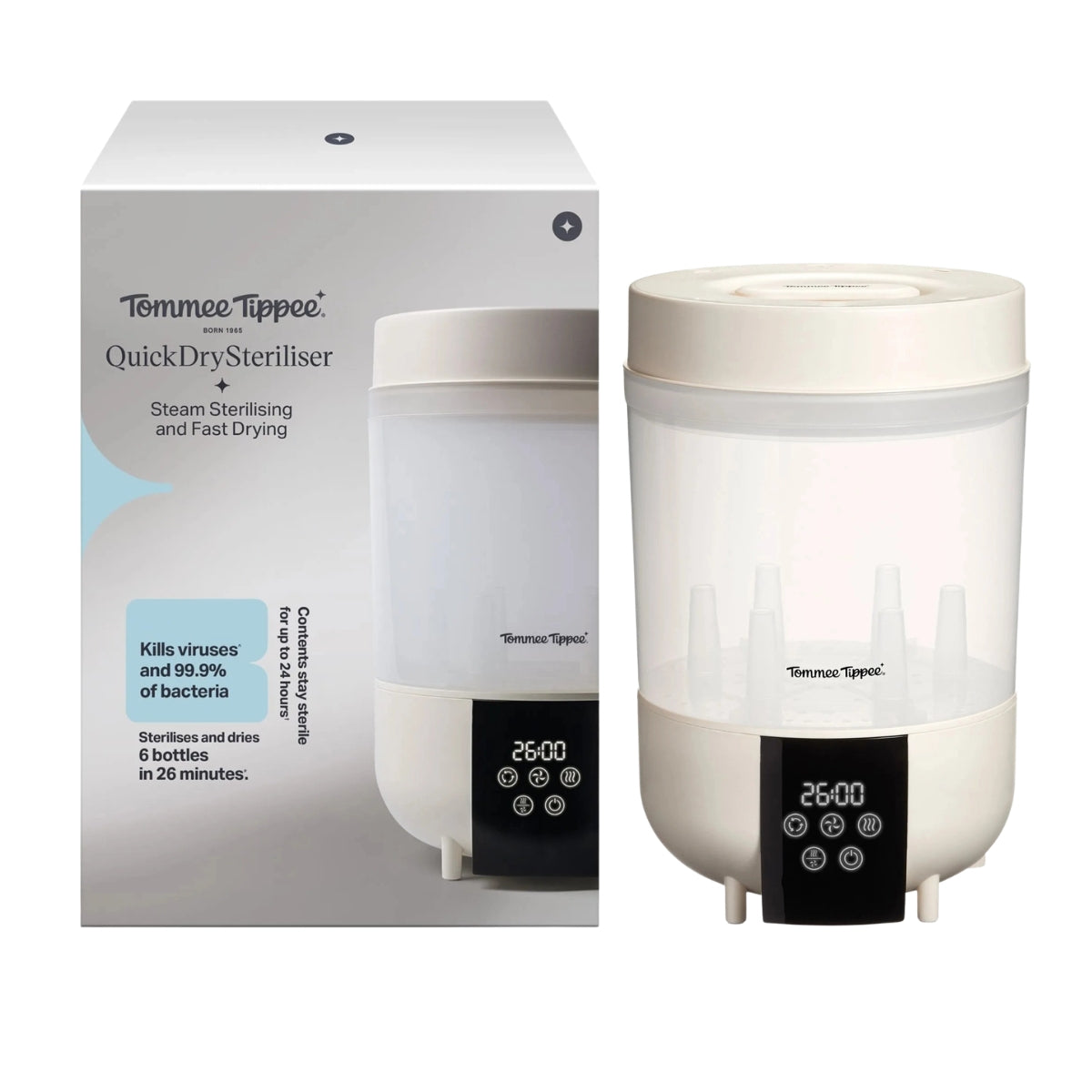 Tommee Tippee QuickDry Steriliser | Steam Sterilizer & Dryer - Pupsik Singapore