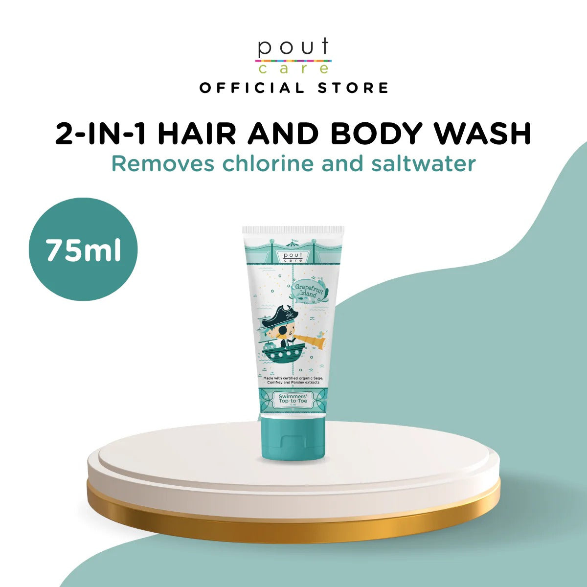 pout Care Festive Splash Kit Shower Essentials (Exp 12/27)