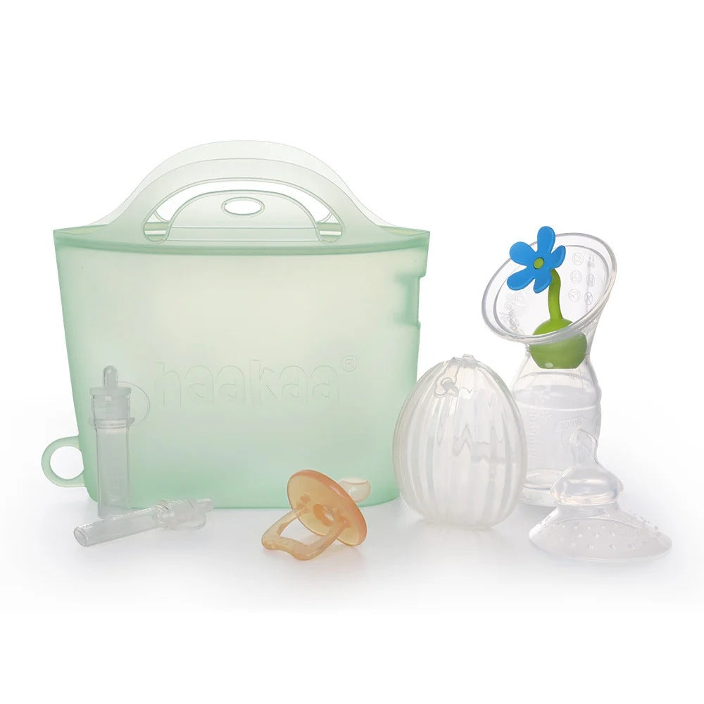 Haakaa Multipurpose Steamer and Steriliser Bag (Lime) - 1250ml