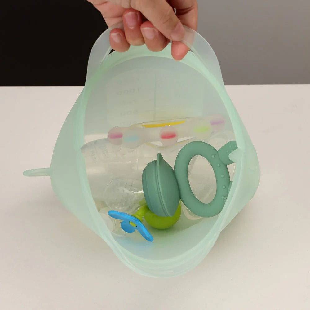 Haakaa Multipurpose Steamer and Steriliser Bag (Lime) - 1250ml