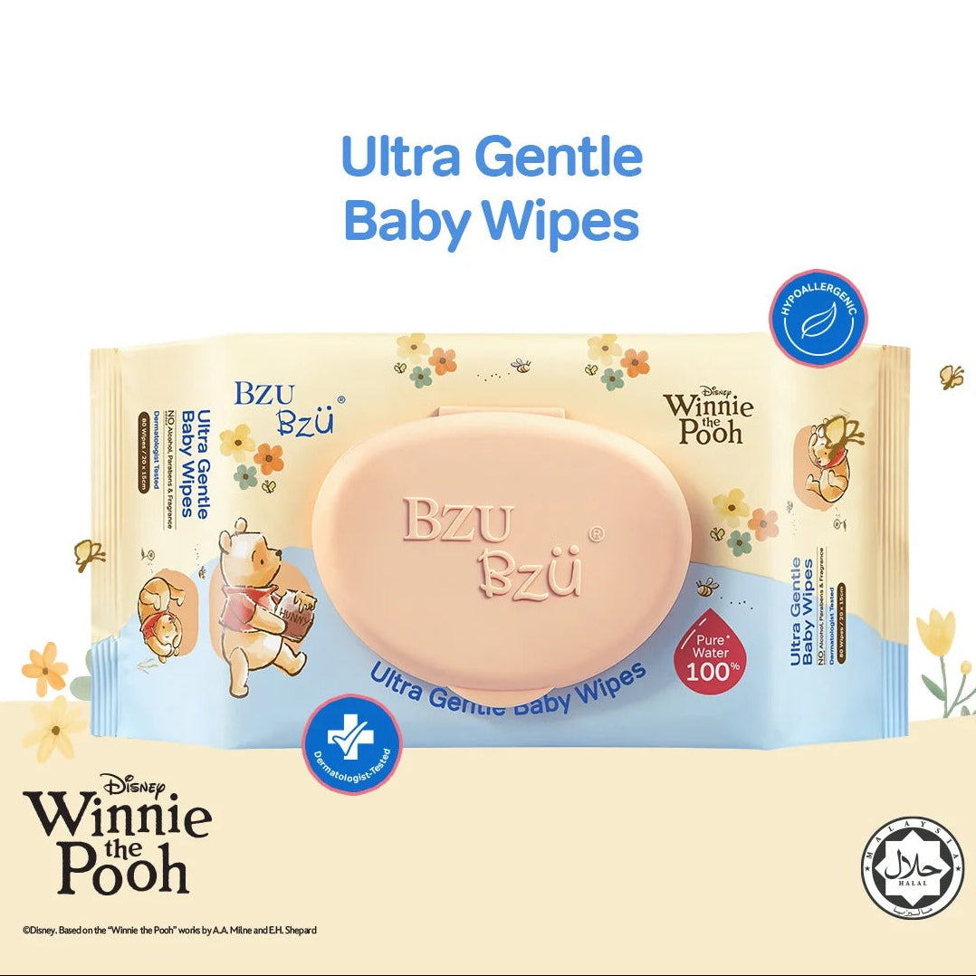 BZU BZU Ultra Gentle Fragrance-Free Baby Wet Wipes, 2 x 80s (Exp 01/29)