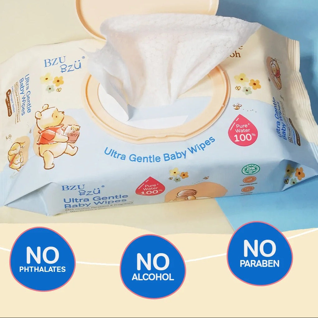 BZU BZU Ultra Gentle Fragrance-Free Baby Wet Wipes, 2 x 80s (Exp 01/29)