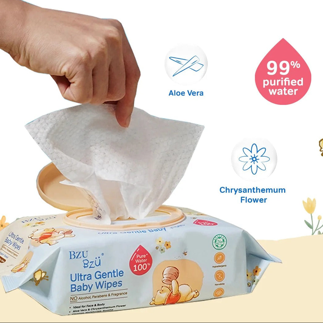 BZU BZU Ultra Gentle Fragrance-Free Baby Wet Wipes, 2 x 80s (Exp 01/29)