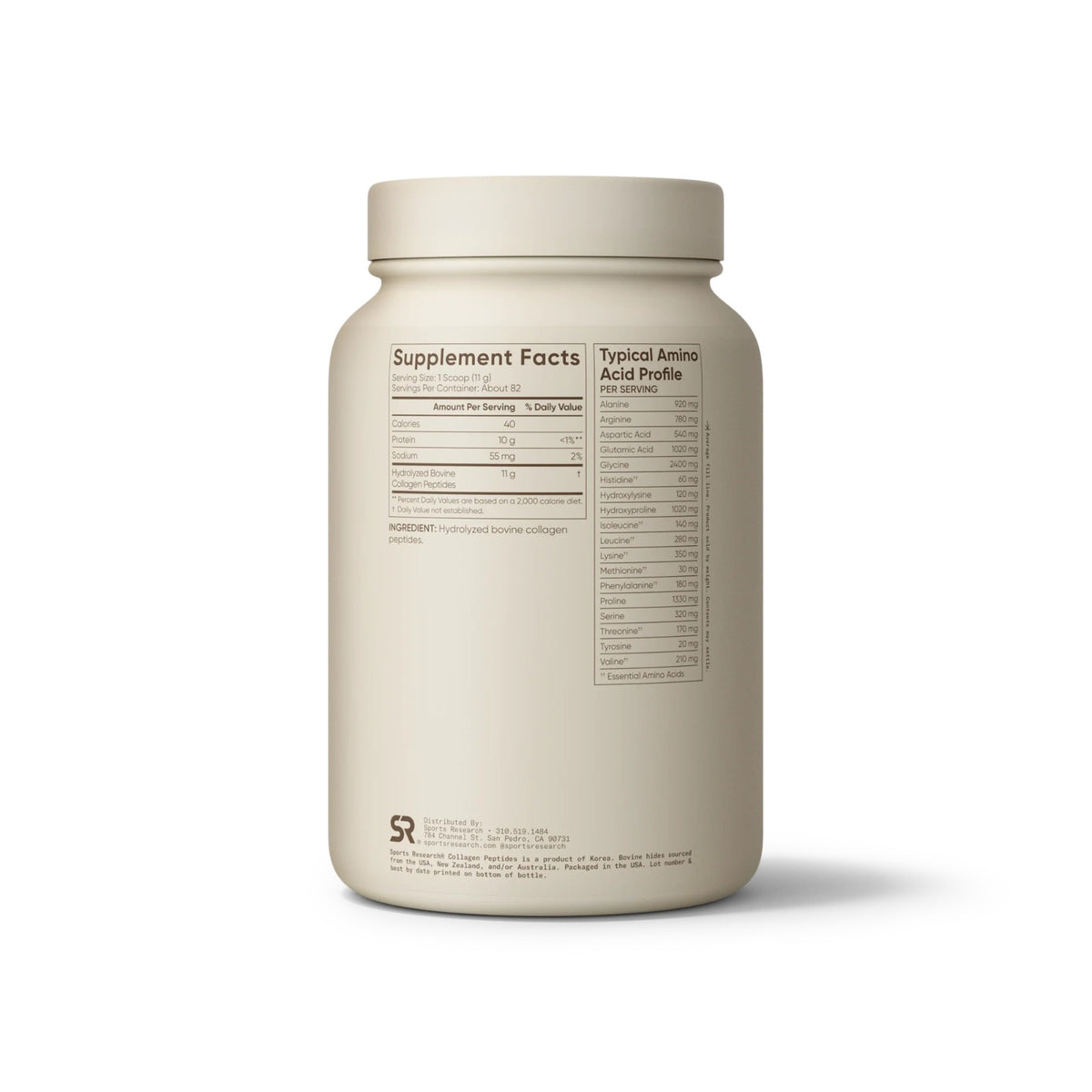 Sports Research Collagen Peptides (5 Types)