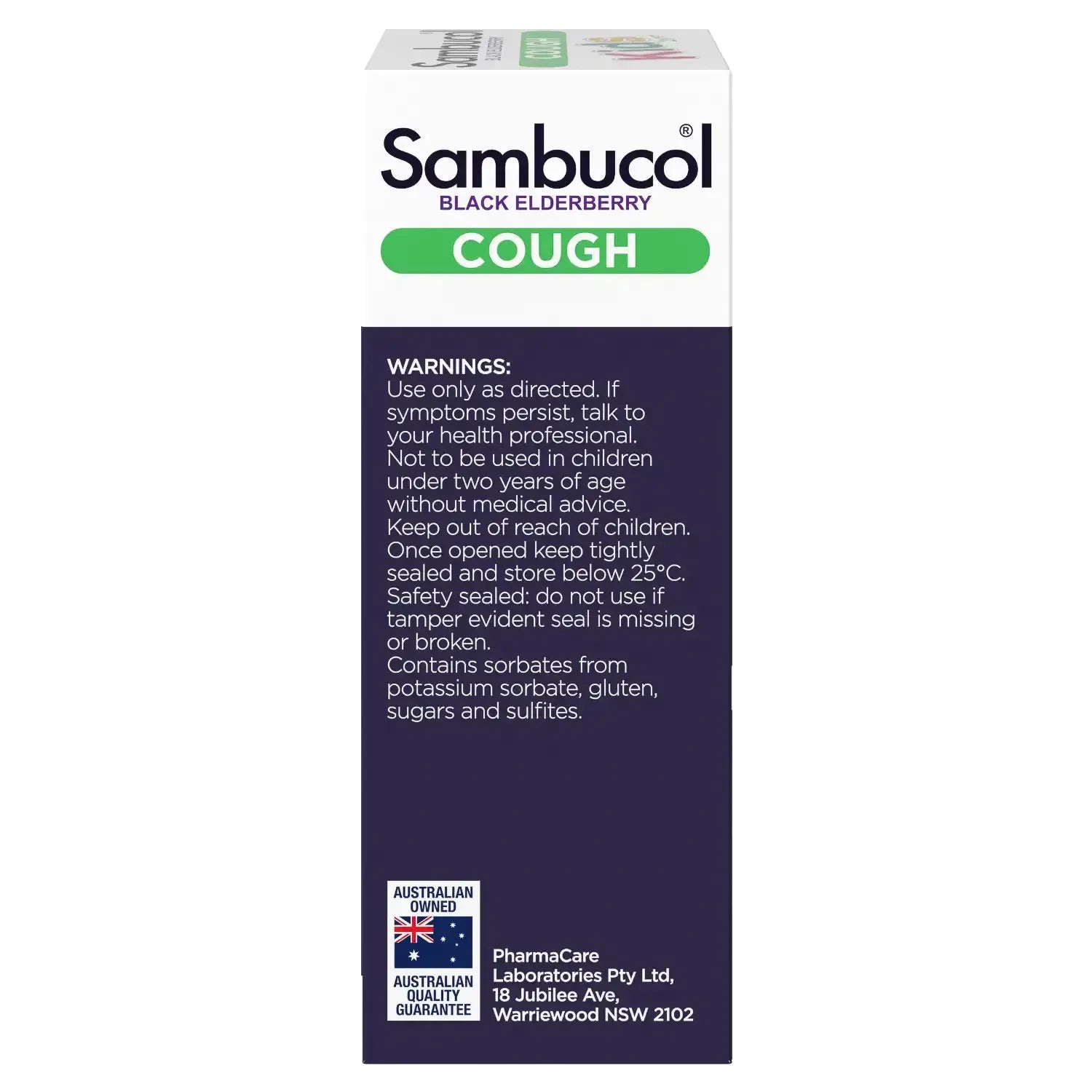 Sambucol Kids Cough Relief Liquid for 2Y+, 120ml (Exp 03/27) - Pupsik Singapore