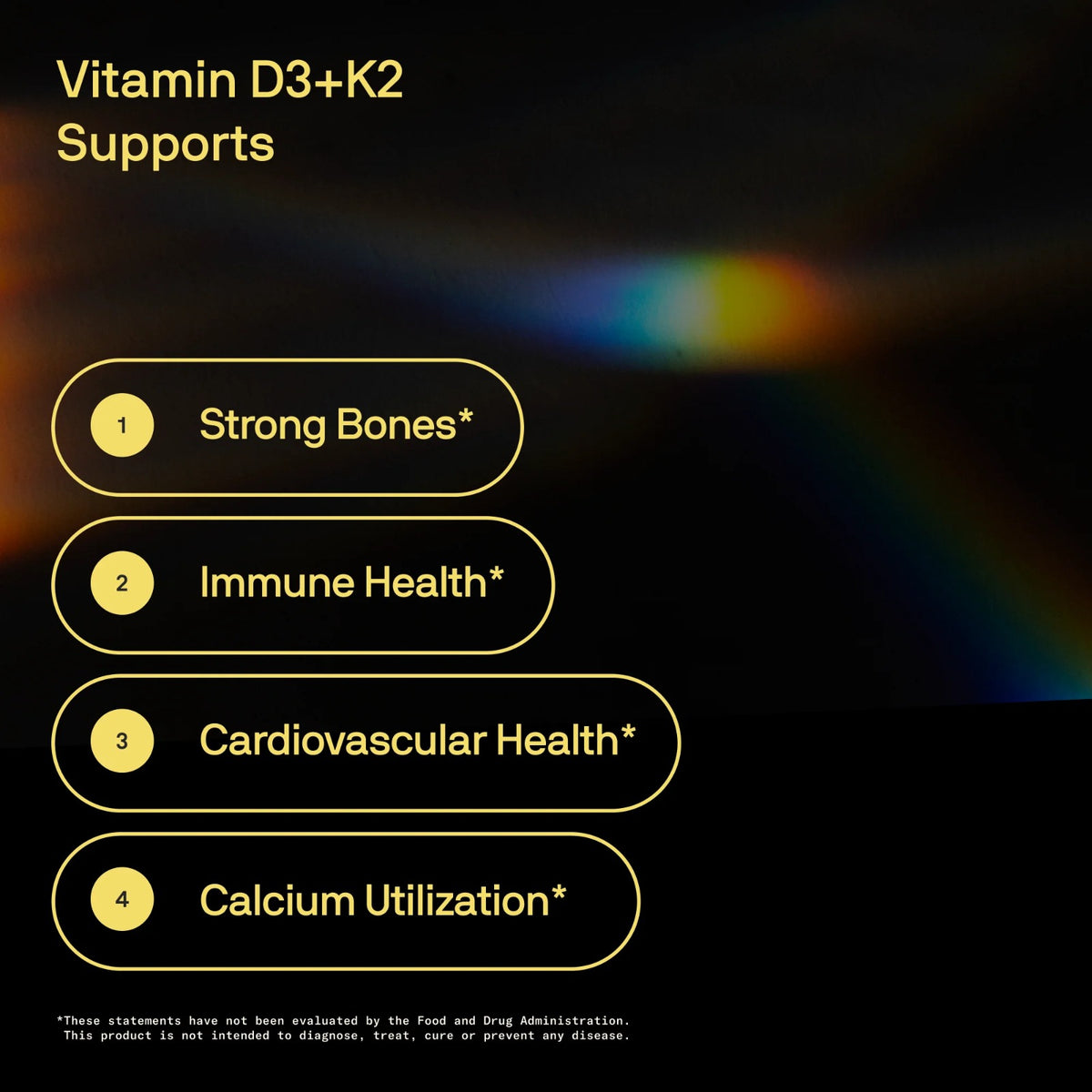 Sports Research Plant-based Vitamin D3 + K2 Soft Gels (2 Sizes)
