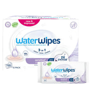 WaterWipes Sensitive+ Soothing Wipes with 99% Water & Botanical Extracts, 12pks of 60s - 720pcs (Exp 02/27)