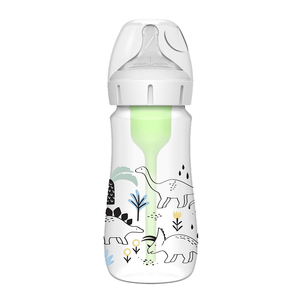 Dr. Brown's Options+ Wide-Neck PP Baby Bottles, 9oz/270ml (13 Types) | 1/2/3pk - Various Designs