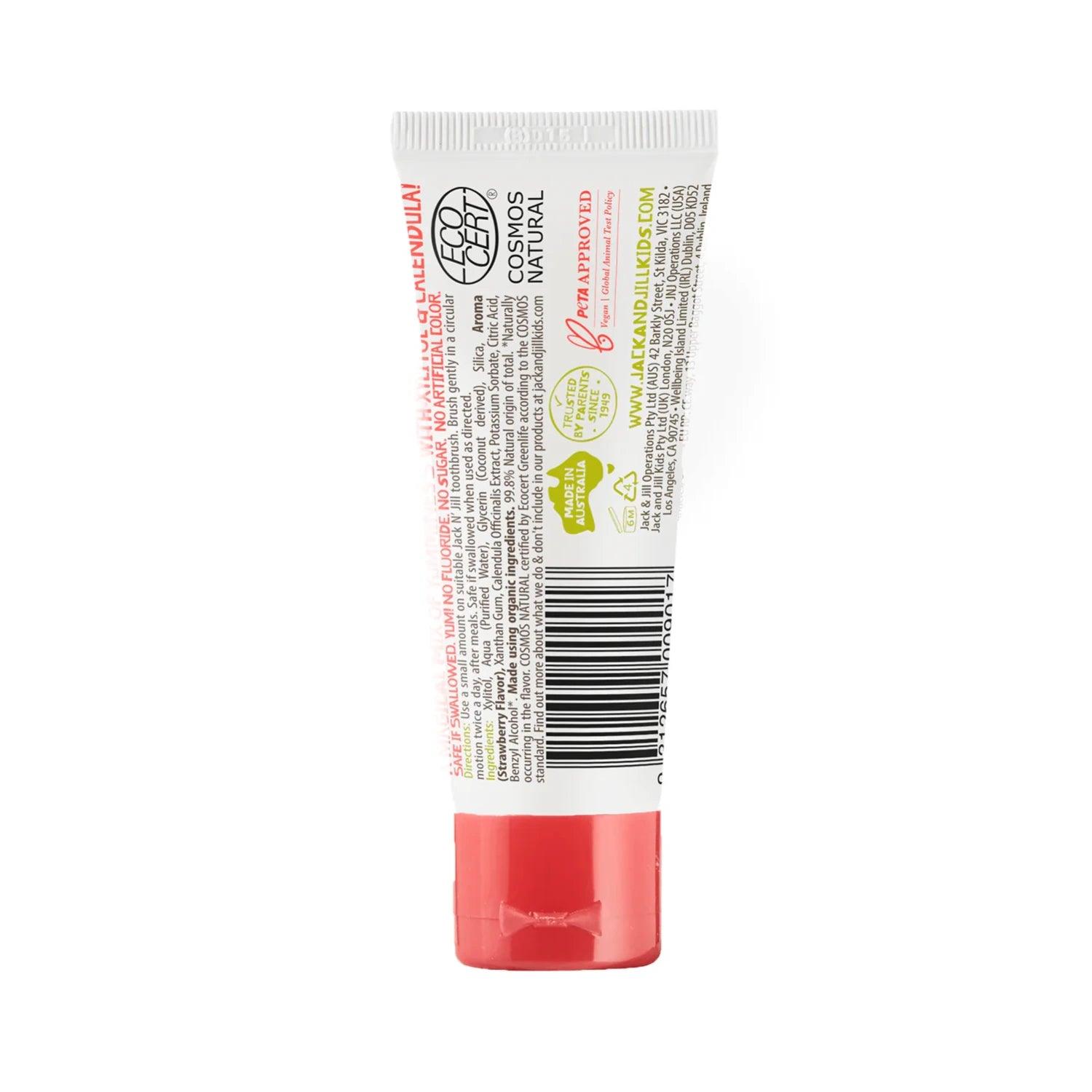 Jack N' Jill Natural Baby & Kids Toothpaste (10 Flavours) - Pupsik Singapore