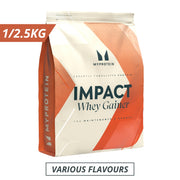 MyProtein Impact Whey Gainer, 1/2.5KG (5 Types) | Weight Gainer