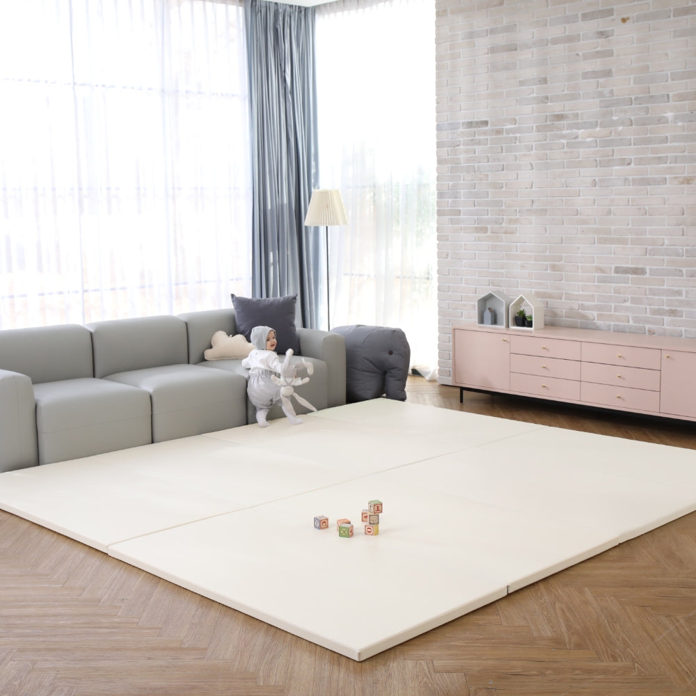 Creamhaus FREE Folding Playmat (210x140x4cm) - Cream