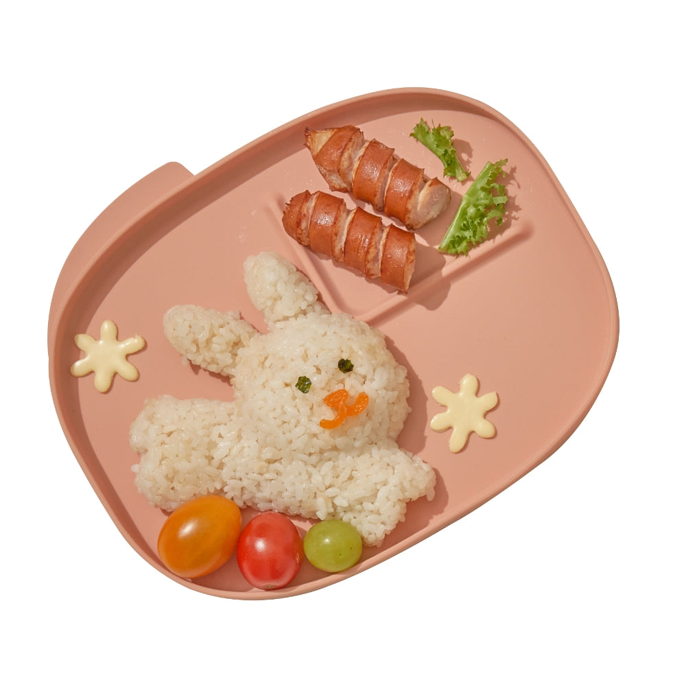 Moyuum 5-Section Silicone Suction Food Plate - Fruits