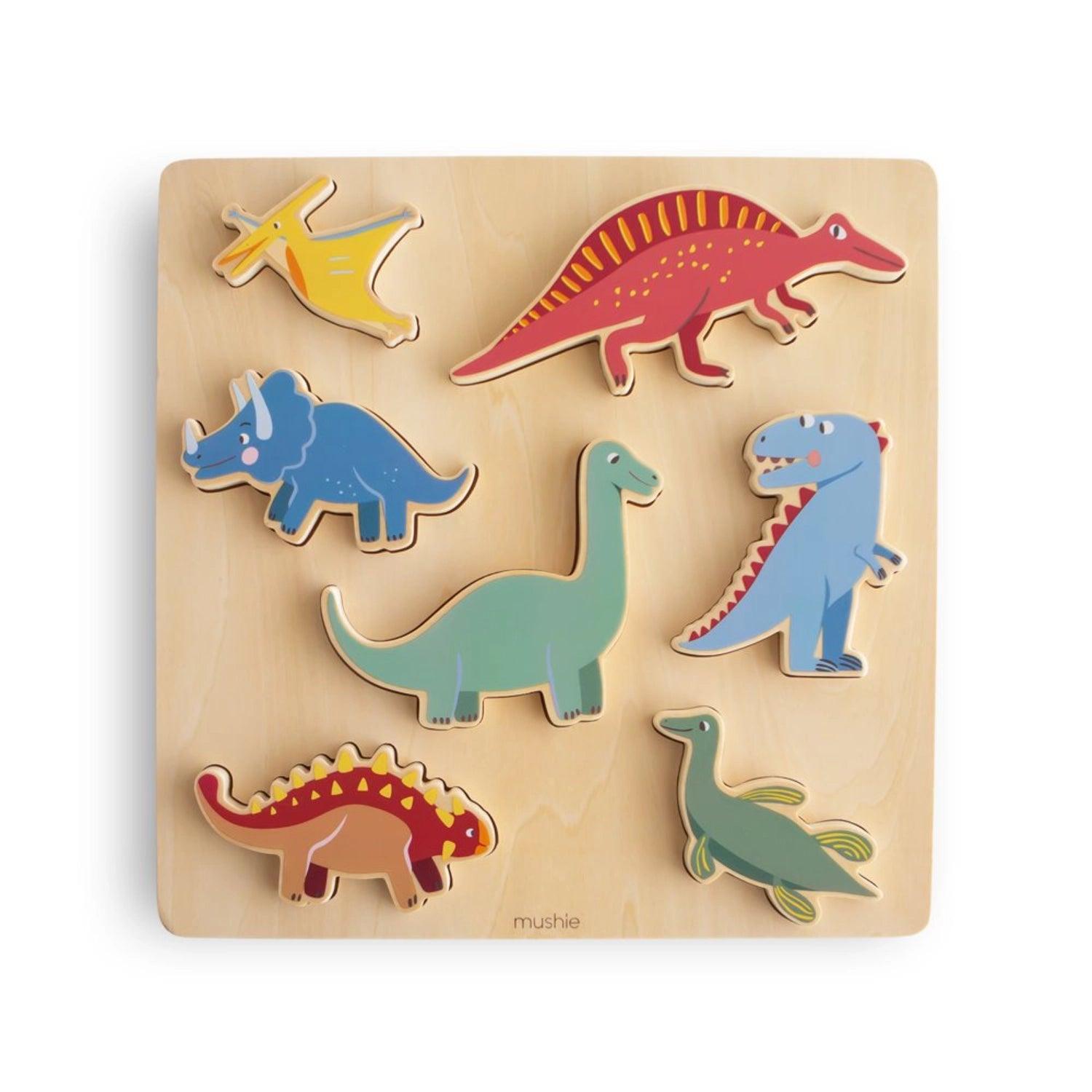 Mushie Wooden Puzzle (3 Designs) - Pupsik Singapore