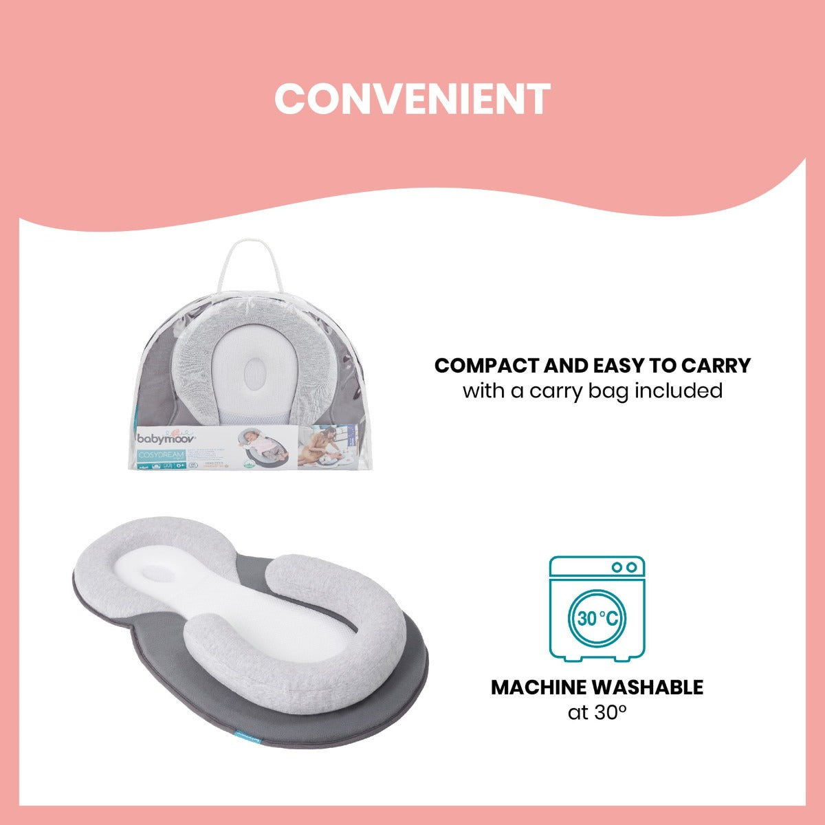 Babymoov Cosydream Original Newborn Lounger (2 Colors)