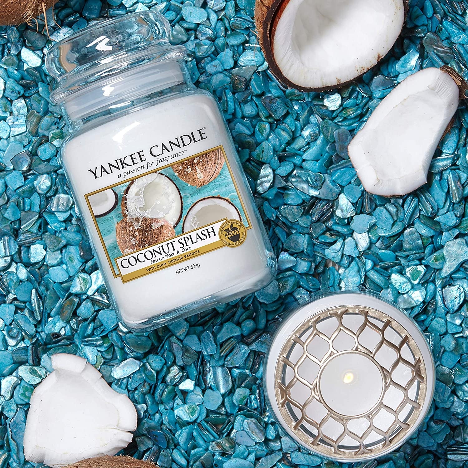 Yankee Candle Large Jar Candle (22oz) - Coconut Splash