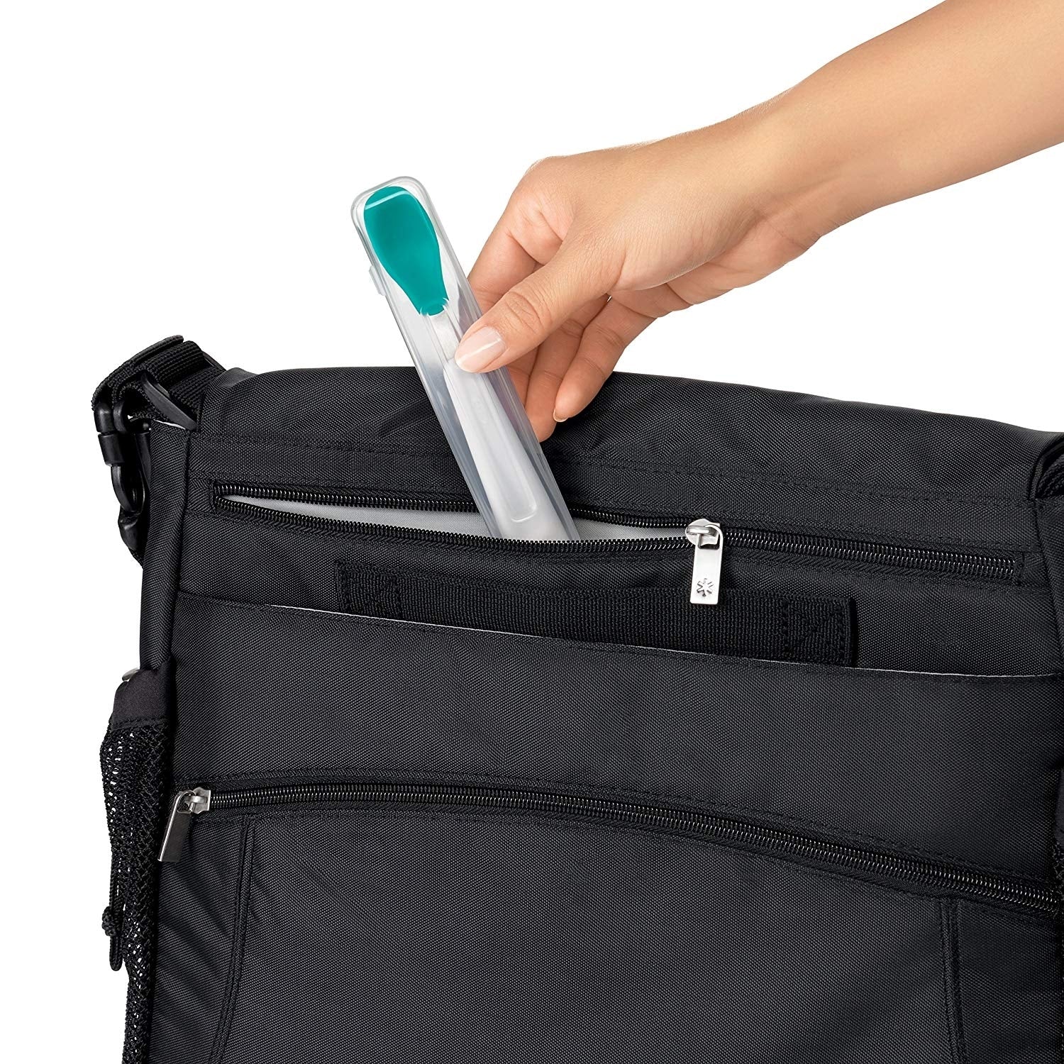 OXO Tot On-the-Go Feeding Spoon (3 Colours) - Pupsik Singapore