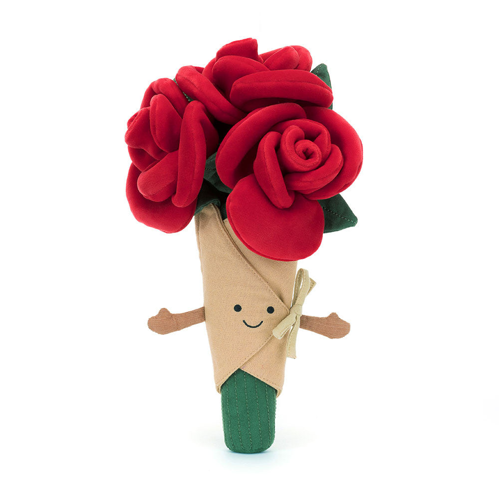 Jellycat Amuseables Rose Bouquet Soft Toy (30cm)