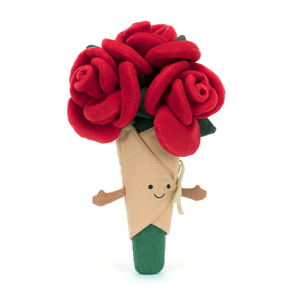 Jellycat Amuseables Rose Bouquet Soft Toy (30cm)