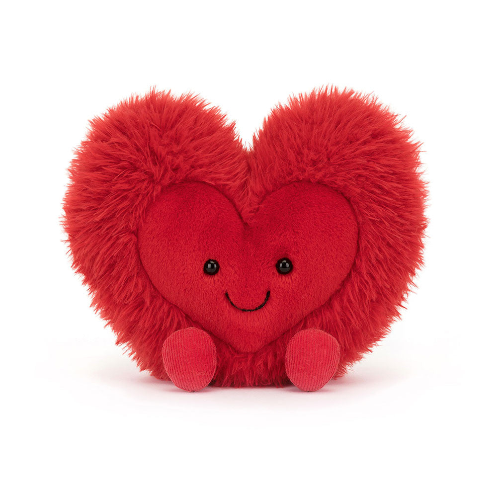Jellycat Amuseables Beatie Heart Soft Toy, Large (19cm)