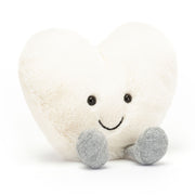 Jellycat Amuseables Cream Heart Soft Toy (12cm)