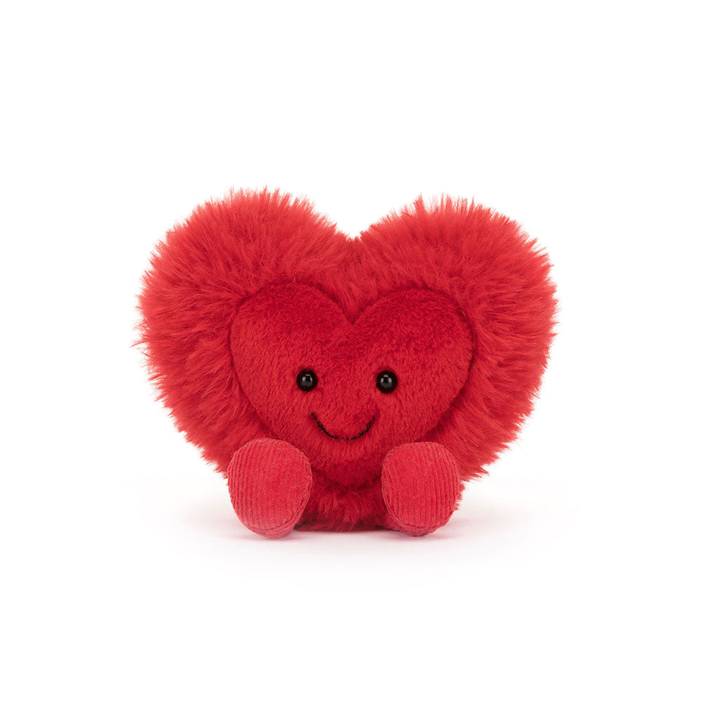 Jellycat Amuseables Beatie Heart Soft Toy, Little (12cm)