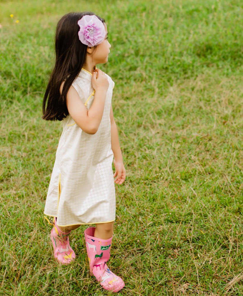 A, Apple Pie Cheongsam - Pearl