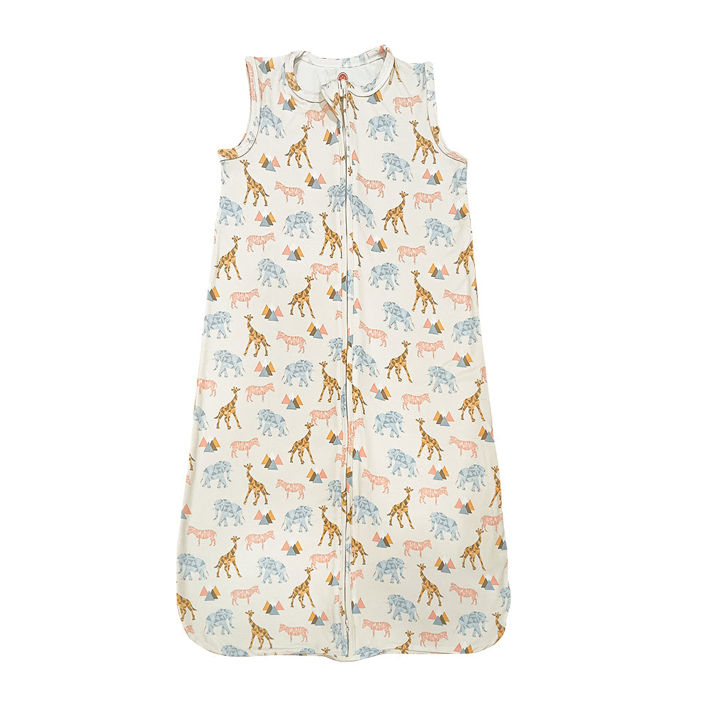 A, Apple Pie Bamboo Baby Sleep Sack - Safari (2 Sizes)
