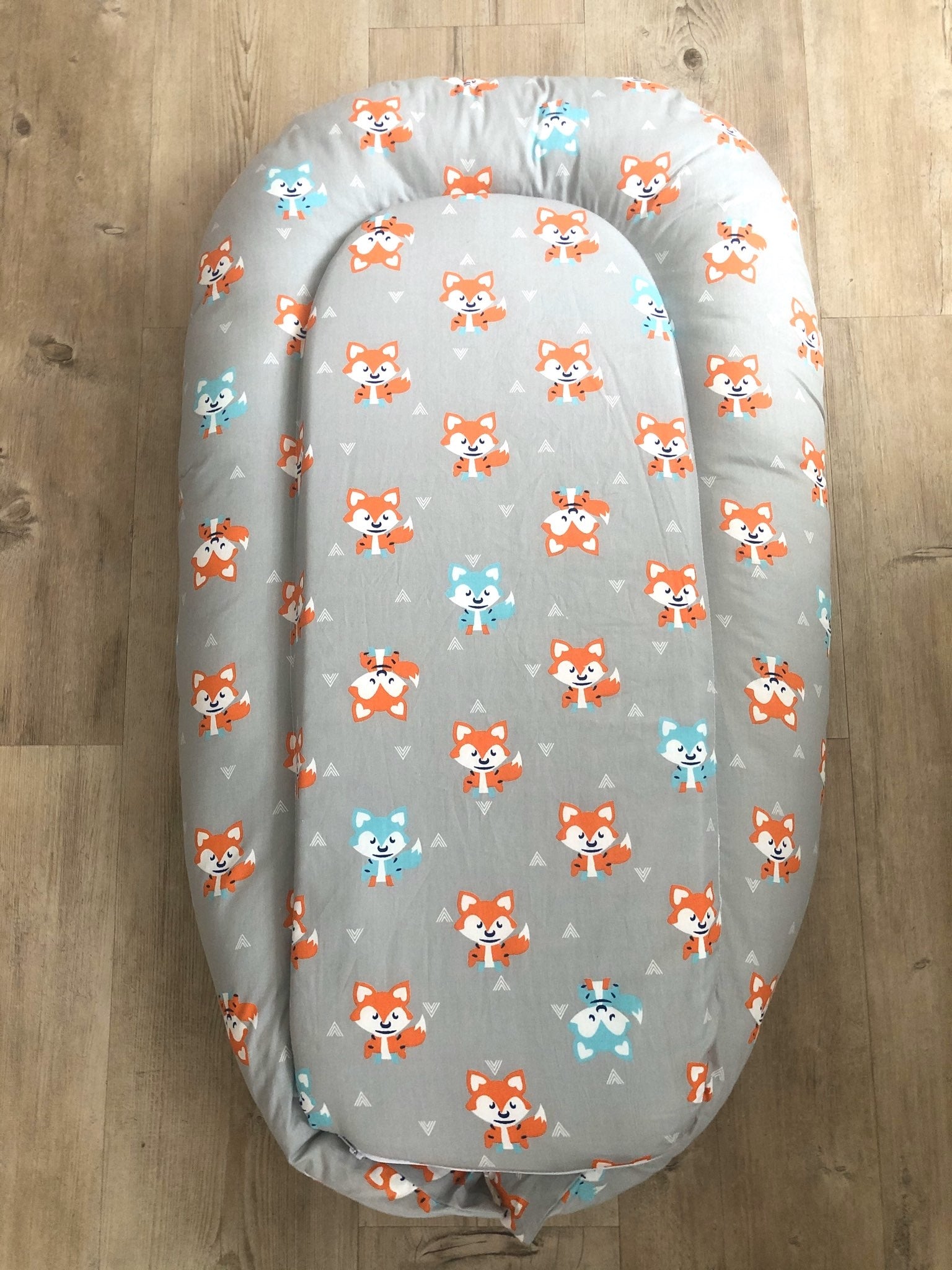 MPJ Organic Cotton Baby Nest Lounger (5 Designs) - Pupsik Singapore