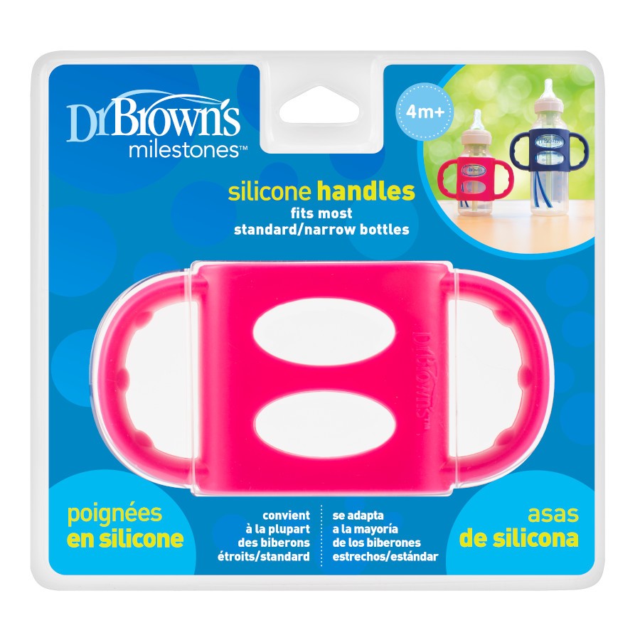 Dr. Brown's Milestones Silicone Handles for Standard Narrow Bottles (3 Colours)