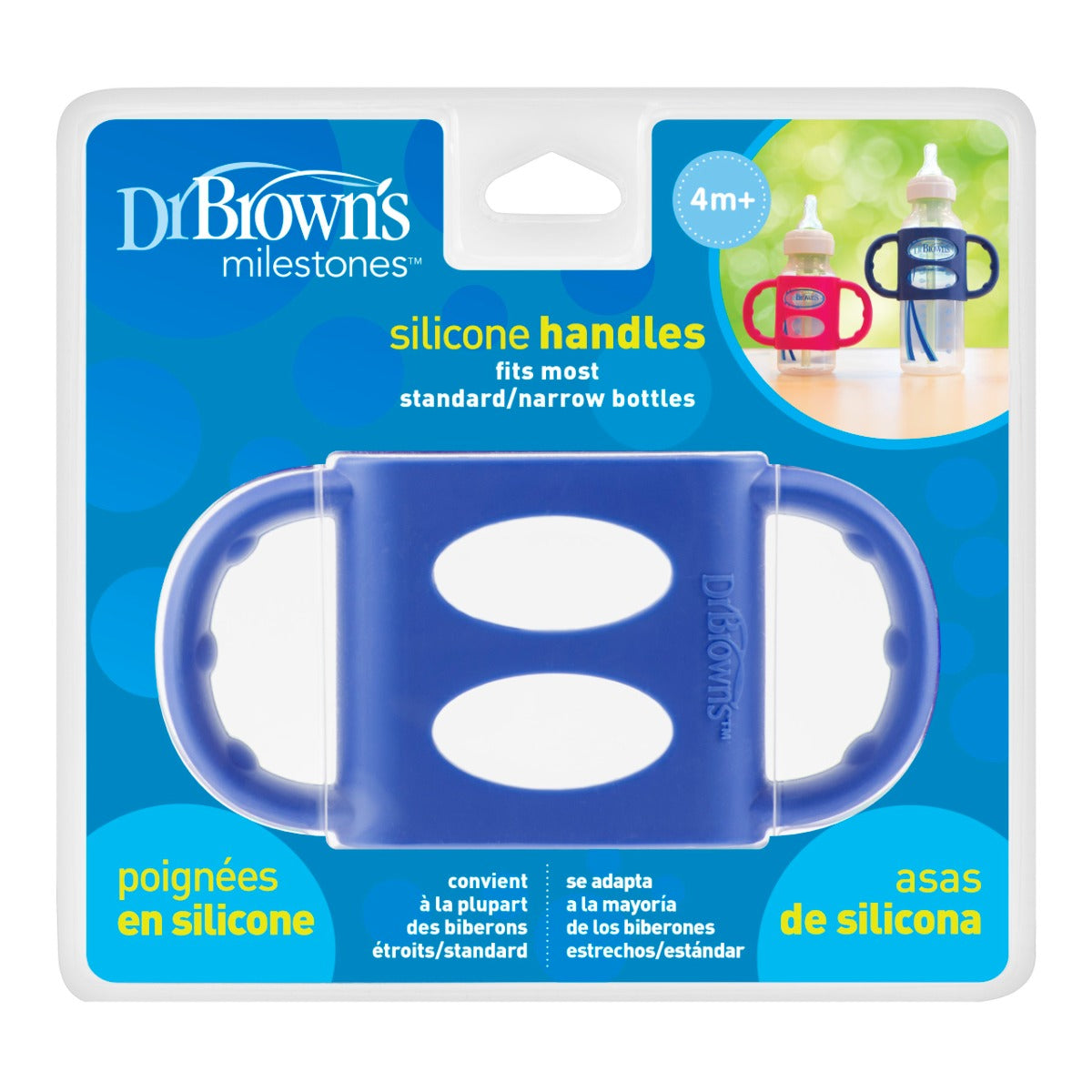 Dr. Brown's Milestones Silicone Handles for Standard Narrow Bottles (3 Colours)